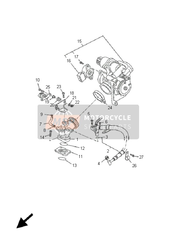 Yamaha YP125R X-MAX 2007 Admission pour un 2007 Yamaha YP125R X-MAX